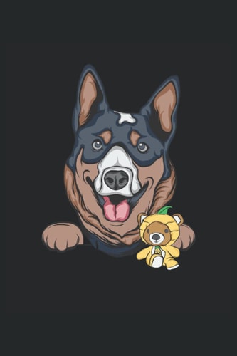 Australian Cattle Dog Kuscheltier: Blue Heeler und Australian Cattle Dog Notizbuch Tagebuch | DIN A5 | Liniert | 120 Seiten (German Edition)