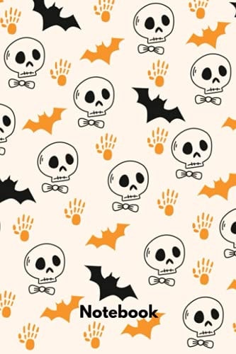 Halloween Composition Notebook: Notebook 6x9 100 Blank Pages Paperback