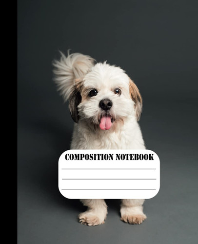 Puppy Composition Notebook: Wide Ruled Blank Journal For kids, teens, and adults or Students and teachers (Composition Notebooks) || 7.5 x 9.25, 100 Pages(50 Sheets) || Cute Puppy