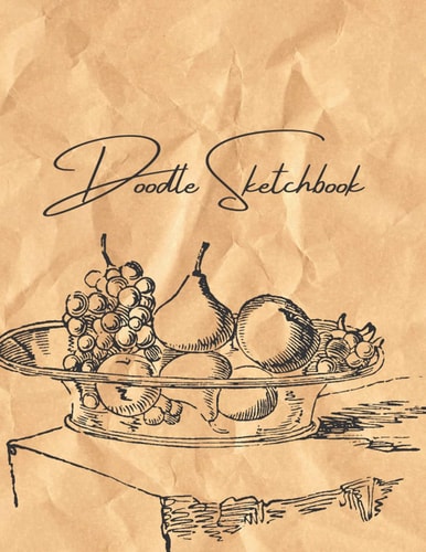 Doodle Sketchbook | Size 8.5 x 11