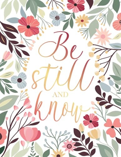 Be Still And Know: 5 Year Planner 2022-2026 Monthly Minimalist Agenda with Bible Verses