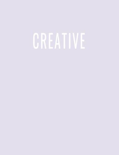 Creative Ruled Notebook/Journal – Neutral Purple/Lilac color - 150 pages – 8.5 x 11 – Paperback (Success)