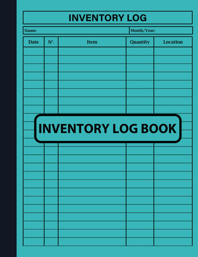 Inventory Log Book: Simple Inventory Log Book Tracker for Small Business, Stock Record Book Organizer Logbook | 100 Inventory Log Sheets | 8"x 10"