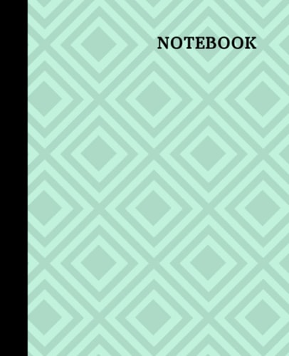 Notebook: Green Composition Notebook: College-Ruled 100 Pages 7.5 x 9.25 with a softcover. The best gift for adults, students, children and college teachers.