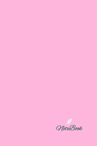 NOTEBOOK: Pink Notebook - College Ruled Lined Notebook for Women or Girls - Size 6" x 9" - 70 Pages