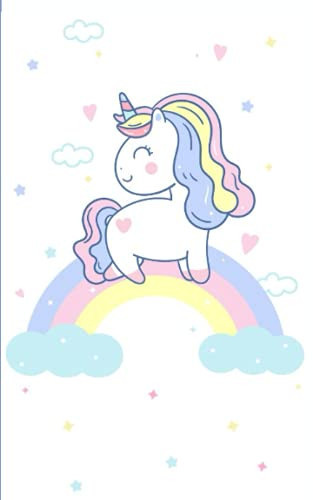 2022: UK Diary 2022 – Page A Day / Planner / Organiser / Journal Writing / Gratitude Journal / Family Diary / 8x5 / Cute Kawaii Unicorn on a Rainbow