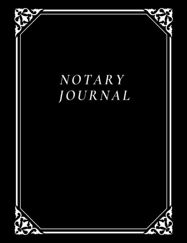 Notary Public Journal: Notary Records and Logbook | Two Entries per page | 100 pages | 8.5" x 11"