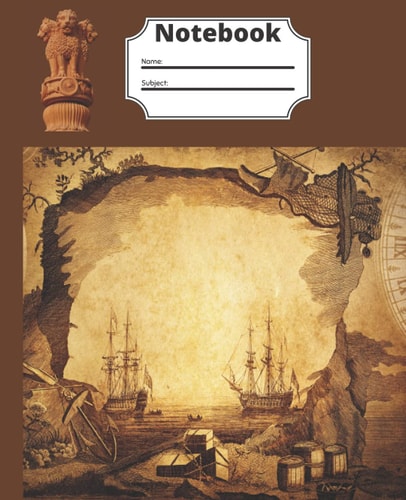 Composition Notebook Subject History: For School or College 200 Page 7.5x9.25 College Ruled