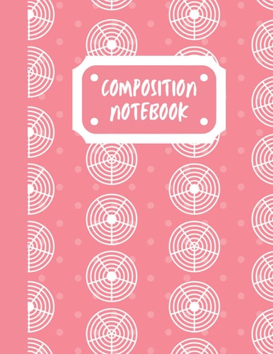 Composition Notebook College Ruled | Pink Geometric Pattern | Journal Writing: Large Notebook 8.5 x 11in x 120 pages for Boys and Girls | Notes, Homework, Doodle
