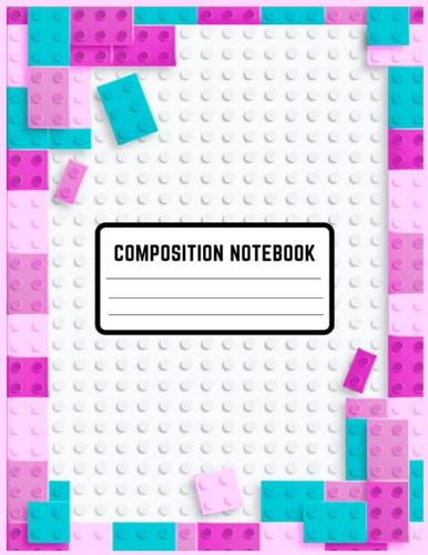 Brick and Puzzle Compositon Notebook: Primary Story Journal Sized 8.5 x 11
