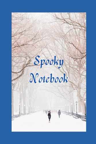 Spooky Notebook: Halloween themed lined notebook
