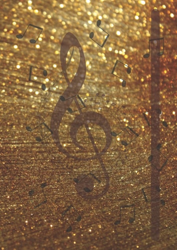 Magic Of Music: Blank Sheet Music Notebook