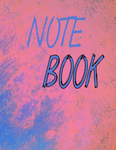 notebook sketchbook: 8.5 / 11 inch 21.59/27.94 cm 150 page