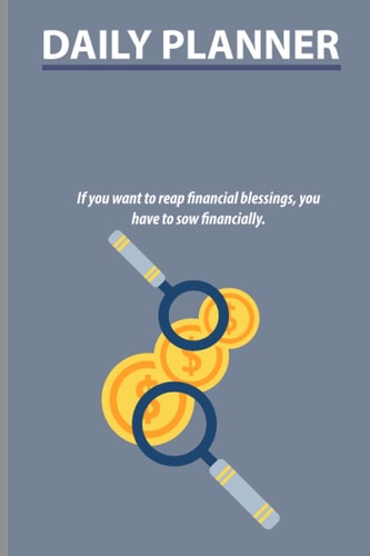 Financial Management Daily Planner - Daily Note Tracker for Financial Manager - Gift Book: Finance and Baking Professional Gift Book - 120 Pages 6*9 Inches