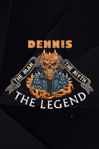 Archery Training Book - Mens Dennis The Man The Myth The Legend Nice: Log Book, Tracker, Chart, Diary, Record Book for Archery Training, Score Recording Gift for Archer, Archery Lovers,Daily Journal
