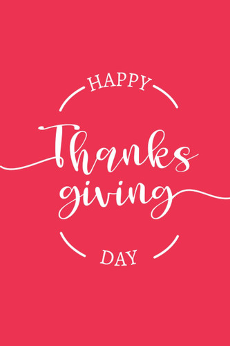 Happy Thanksgiving day for lovers: Happy Thanksgiving gift lined notebook journal diary gift, 110 blank pages , 69 inches , matte finish cover.