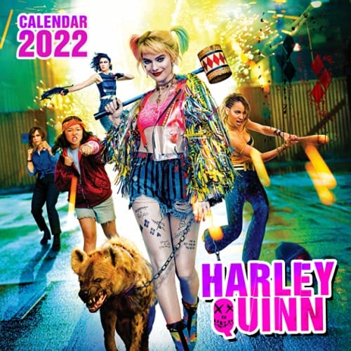 Haley Quinn Calendar 2022: October 2021 - December 2022 Monthly Calendar Mini Planner with Movies Photos