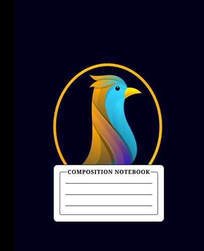 Penguin Composition Notebook: Wide Ruled Journal Notebook for Boys, Girls, Students and Teachers | Penguin Composition Notebook Elementary School | Penguin Lovers Gifts for Kids