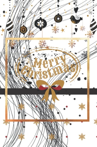 Merry Christmas notebook