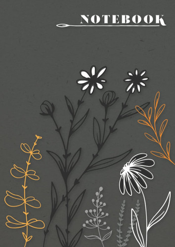 Graphic Flowers Notebook