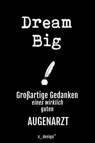 Notizbuch für Augenärzte / Augenarzt / Augenärztin: Originelle Geschenk-Idee [120 Seiten gepunktet Punkte-Raster blanko Papier] (German Edition)