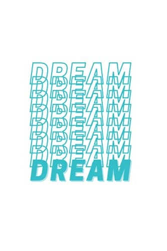 Dream Dream Dream Notebook Journal (Inspiring notebooks for journalling)