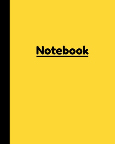 Notebook for everyday writing.: Notebook with rose drawing