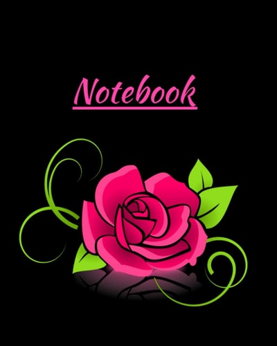Notebook, ruled pages for everyday writing or note taking.