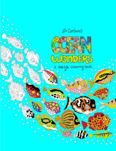 OCEAN WONDERS a sea-life colouring book