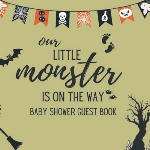 Halloween Baby Shower Guest Sign in Book.: Halloween Baby Shower Guest Sign in Book | Fall and Little Pumpkin Baby Shower Memory Book with Gift Log | ... Boy and for Girl Vintage Cover . Paperback