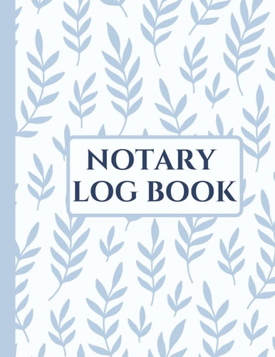 Notary log book: Notary Journal for signing agents with thumb print | Notary Public record log book | Notaries logbook