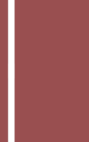 Notebook: red background with a white stripe for note taking 5×8 inch (12.7×20.32 cm ) 120 pages.