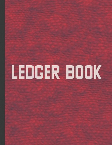 Accounting Ledger Book: Elegant simple tracker for small business and bookkeeping/ daily record book of Income Expense/ budgeting and money ... & Tracker Notebook/Large 8.5x11 inches
