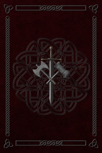 Journal, Notebook, Diary | Celtic/Viking Themed | lined | 6x9 inch (15,4x22,8 cm)