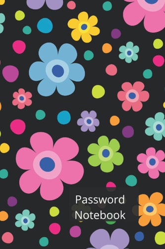 Password Notebook: 6" x 9" log notebook to record and track your website or internet addresses, usernames and passwords