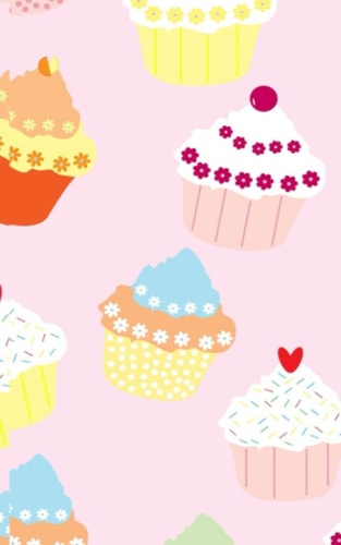 Recipes: Blank Recipe Book Cookbook Cook Book Journal to Write In Meals, 5"x8", 120 pages, Compact & Travel Friendly: Cute Cupcake Print in a MATTE Finish