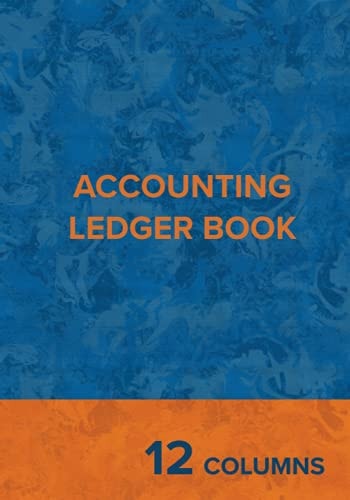 12 Column Accounting Ledger: A Financial Logbook to Record Income and Expenses