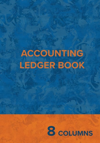 8 Column Accounting Ledger: A Financial Logbook to Record Income and Expenses