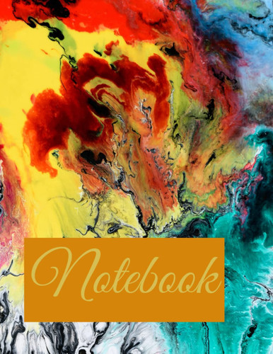 Notebook: awsome notebook for men and women, size 8.5x11 inches ,100 pages, cute gift around flowers and marbles
