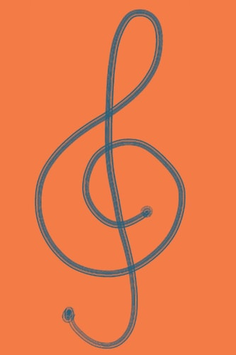 staff paper music notebook