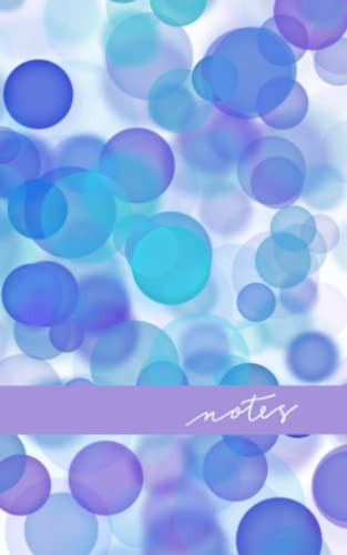 Small Bubble Notebook: 5”x8” with 100 lined pages, for kids, teenagers