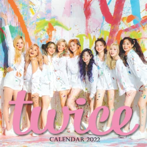 TWICE 2022 Calendar: Squared Monthly Calendar Mini Planner
