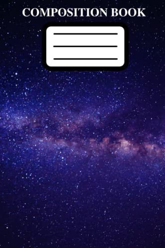 Composition Book Galaxy Space / 100 pages College ruled