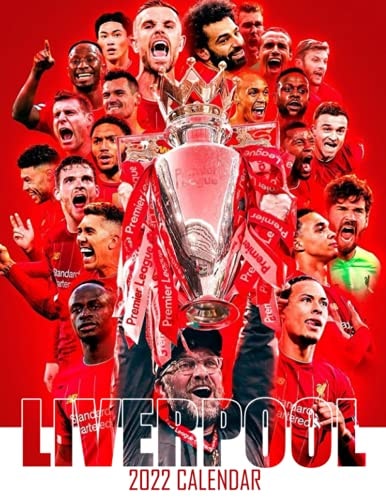 Liverpool 2022 Calendar: 18 Month Planner