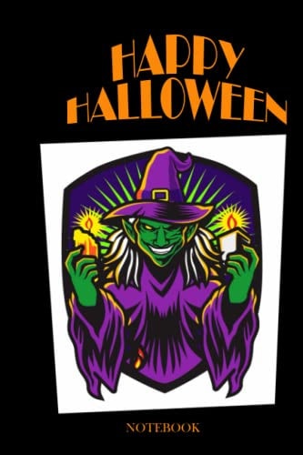 Happy Halloween NoteBook Halloween Notebook with Mate Cover, Size (6*9), 120 Pages, Great Gift for Boys and Girls