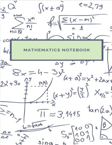 Mathematics Notebook w/ College Rule and Graph Paper