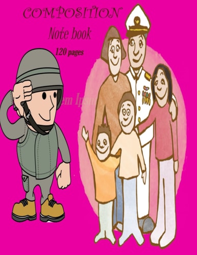 Composition note book, 202 pages: Line note book 8.5"X11" (202 pages).