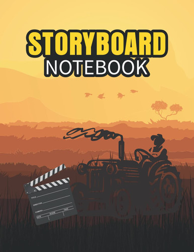 Storyboard Notebook: Amazing Illustration Storytelling & Layouts Template Panel Notebook