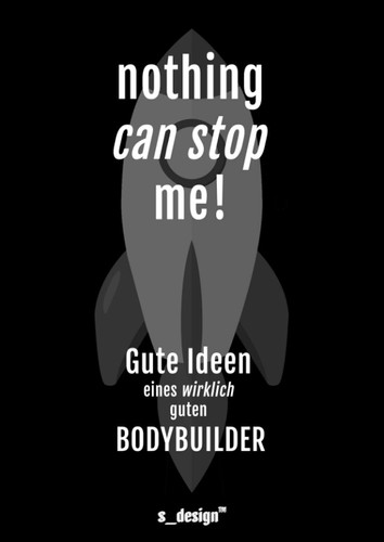 Notizbuch für Bodybuilder: Originelle Geschenk-Idee [120 Seiten kariertes DIN A4 blanko Papier] (German Edition)