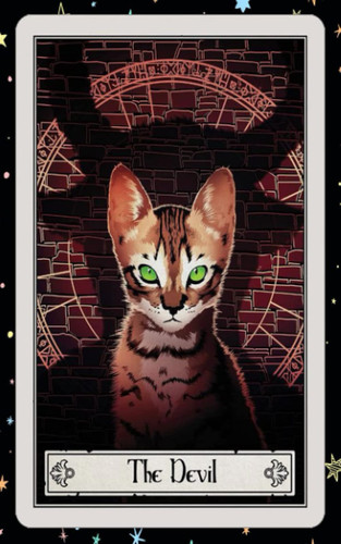 The Devil: Cat Tarot Card, Divination Journal, Magic Reading Journal, Witchcraft Supplies, Mystic Journal, Fortune Telling Journal, Tarot Journal, Mystical Cat Tarot